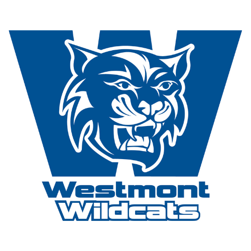 The Westmont wildcats logo with the words, Westmont wildcats on the bottom