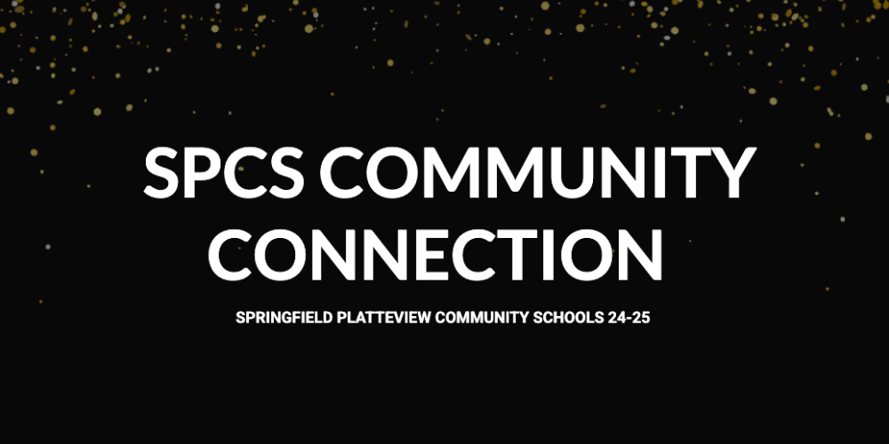 text community connection on top of black background and glitter
