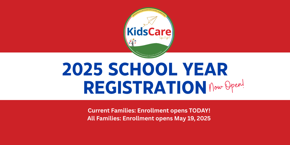 2025 school year kidsCare enrollment text and logo