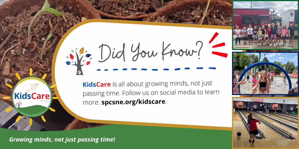 Growing minds, not just passing time! Did you know kidscare campaign